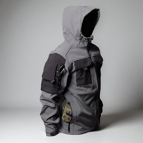 Men's Tactical Outdoor Jacket Pants Rugged Multi Pocket Hooded