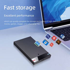SSD Portátil de Disco Rígido Externo 320GB USB Armazenamento Slim para Backup