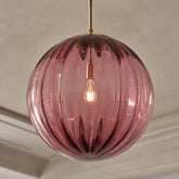 Smoky Glass Pendant Light – Red – pendant light image 20