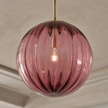 Smoky Glass Pendant Light – Red – pendant light image 20