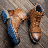 Botas Masculinas de Inverno Outdoor Duráveis e Quentes Estilo Utilitário Urbano
