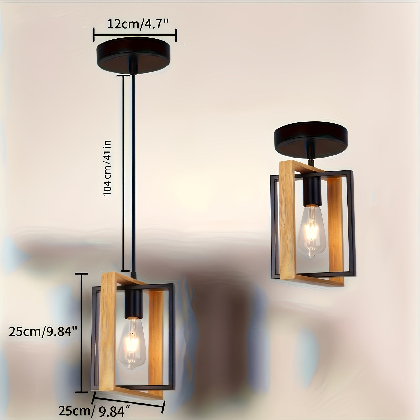 Industrial Pendant Ceiling Light | Modern Minimalist Design