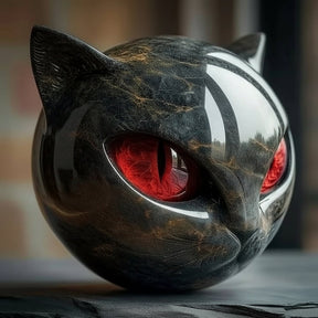 Escultura Decorativa de Gato Destaque Único para Casa Interiores Modernos