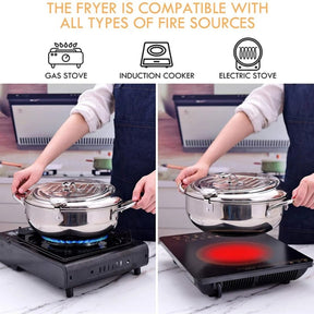 Deep Fryer Kitchen Appliance Temperature Control System