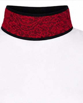 Adult Blue Trousers and Red Wrap Costume Set