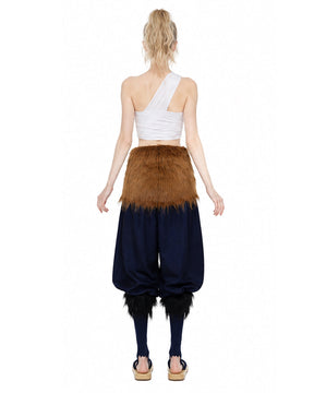 Conjunto de Fantasia de Guerreira Selvagem Feminina