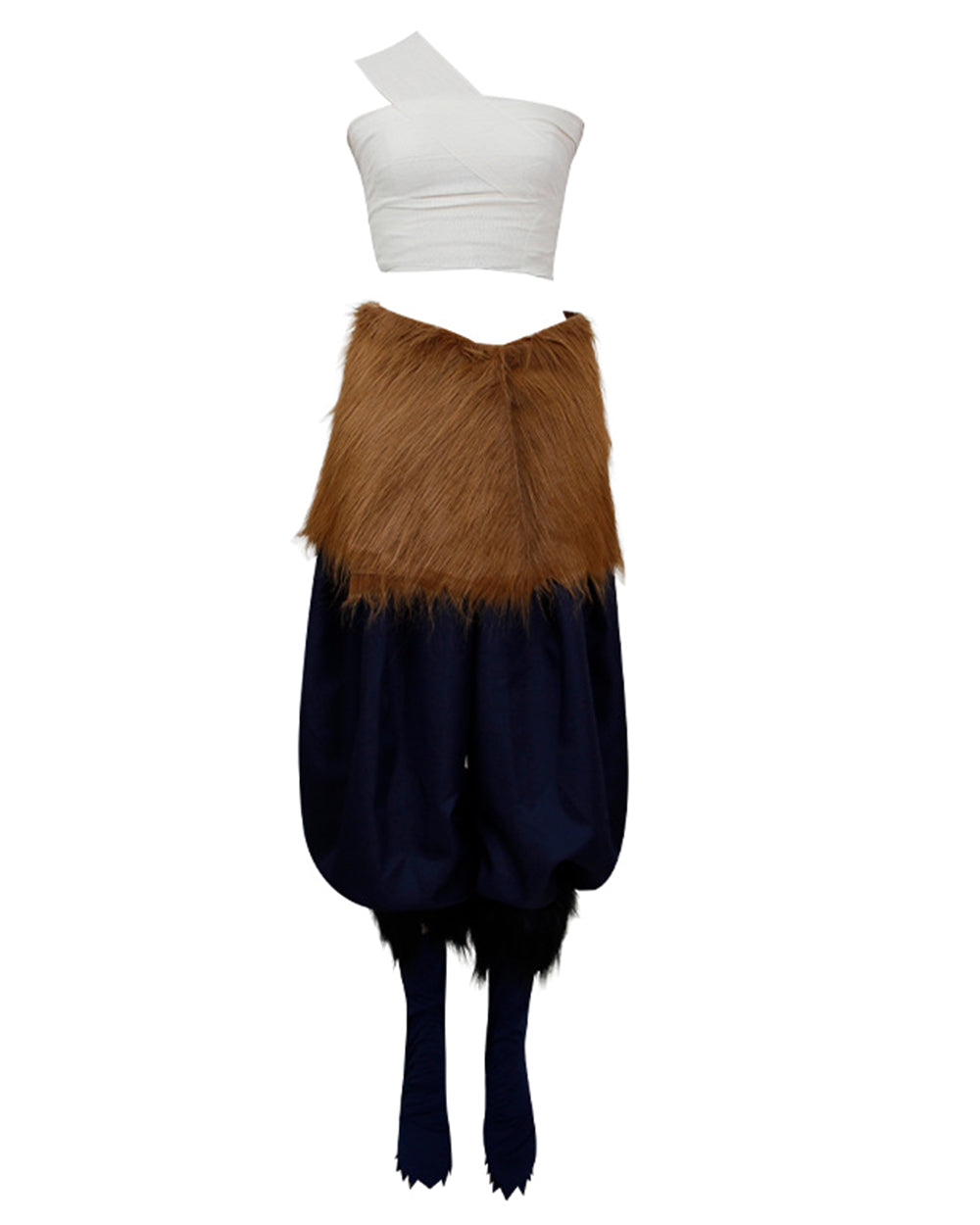 Conjunto de Fantasia de Guerreira Selvagem Feminina