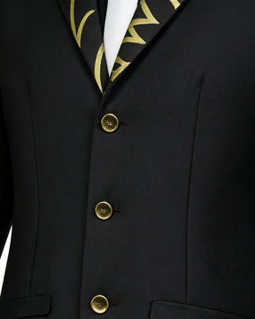 Men’s Black and White Villain Costume Set