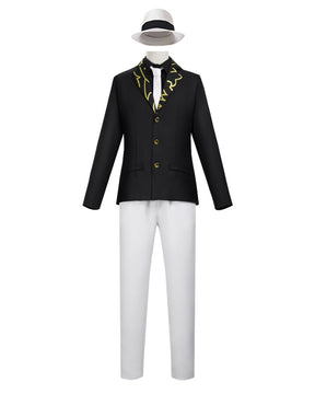 Men’s Black and White Villain Costume Set