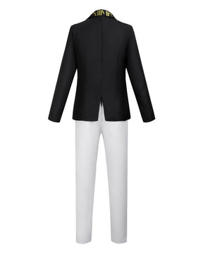 Men’s Black and White Villain Costume Set