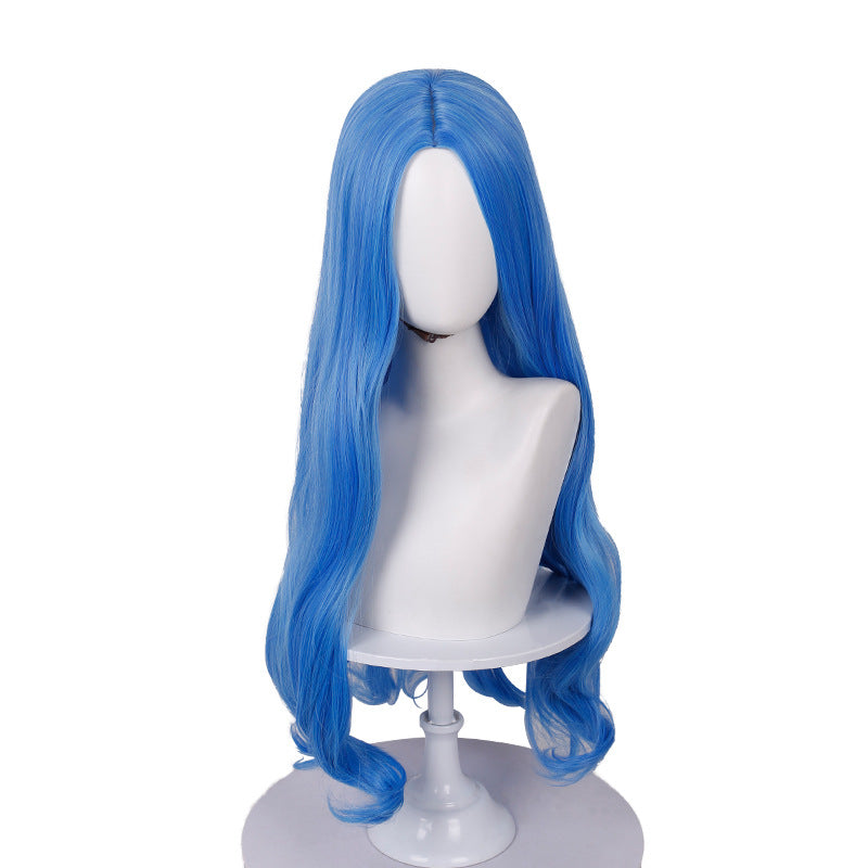 Conjunto de Fantasia de Princesa Degradê Azul