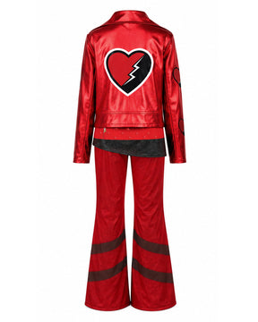 Red Heart-Themed Princess Costume Set