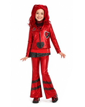 Red Heart-Themed Princess Costume Set