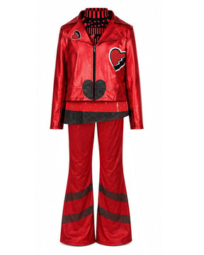 Red Heart-Themed Princess Costume Set