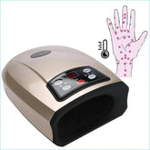 Massageador de Mãos com Aquecimento para Fisioterapia de Artrite Equipamento de Pressoterapia Dispositivo de Massagem de Palma Massageador de Dedos por Compressão de Ar