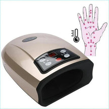 Massageador de Mãos com Aquecimento para Fisioterapia de Artrite Equipamento de Pressoterapia Dispositivo de Massagem de Palma Massageador de Dedos por Compressão de Ar