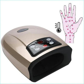 Massageador de Mãos com Aquecimento para Fisioterapia de Artrite Equipamento de Pressoterapia Dispositivo de Massagem de Palma Massageador de Dedos por Compressão de Ar