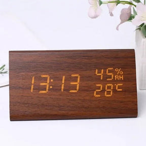 Digital Alarm Clock Modern Design Multi Function Display