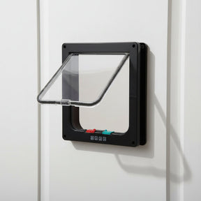 Porta para Cães Porta para Gatos Porta para Pets com Sistema de Travamento de Quatro Vias