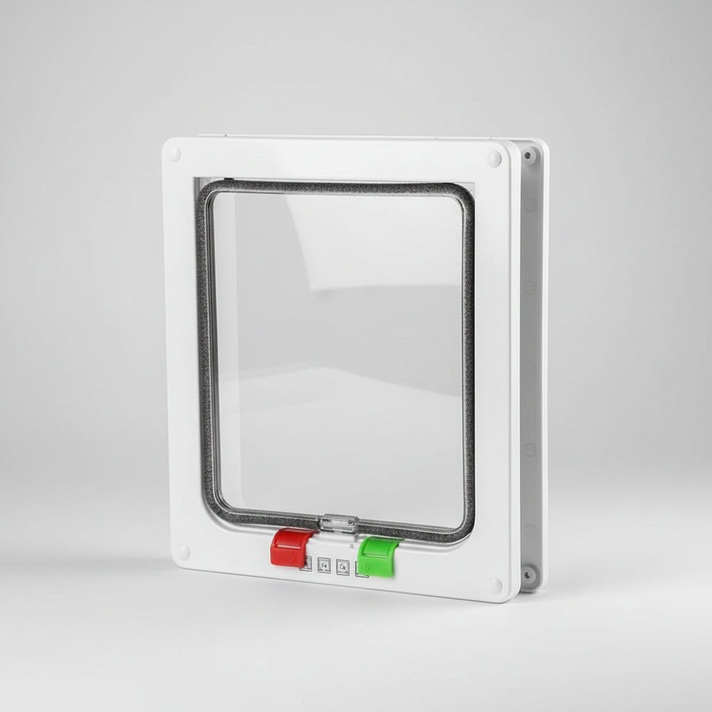Porta para Cães Porta para Gatos Porta para Pets com Sistema de Travamento de Quatro Vias