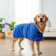 Roupão de Secagem para Cães com Ajuste Regulável Toalha de Banho para Pets