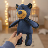 Brinquedo de Pelúcia Durável e Interativo em Formato de Urso para Cães