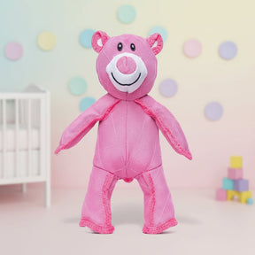 Brinquedo de Pelúcia Durável e Interativo em Formato de Urso para Cães