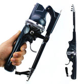 Vara de Pesca Telescópica 134 cm – Molinete Integrado e Design Portátil
