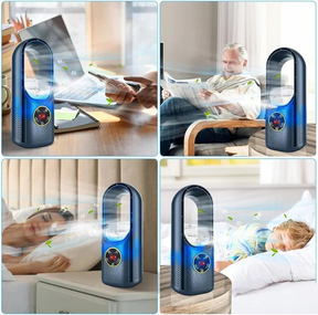 Bladeless Portable Air Conditioner – Silent 3-Speed Personal Cooling