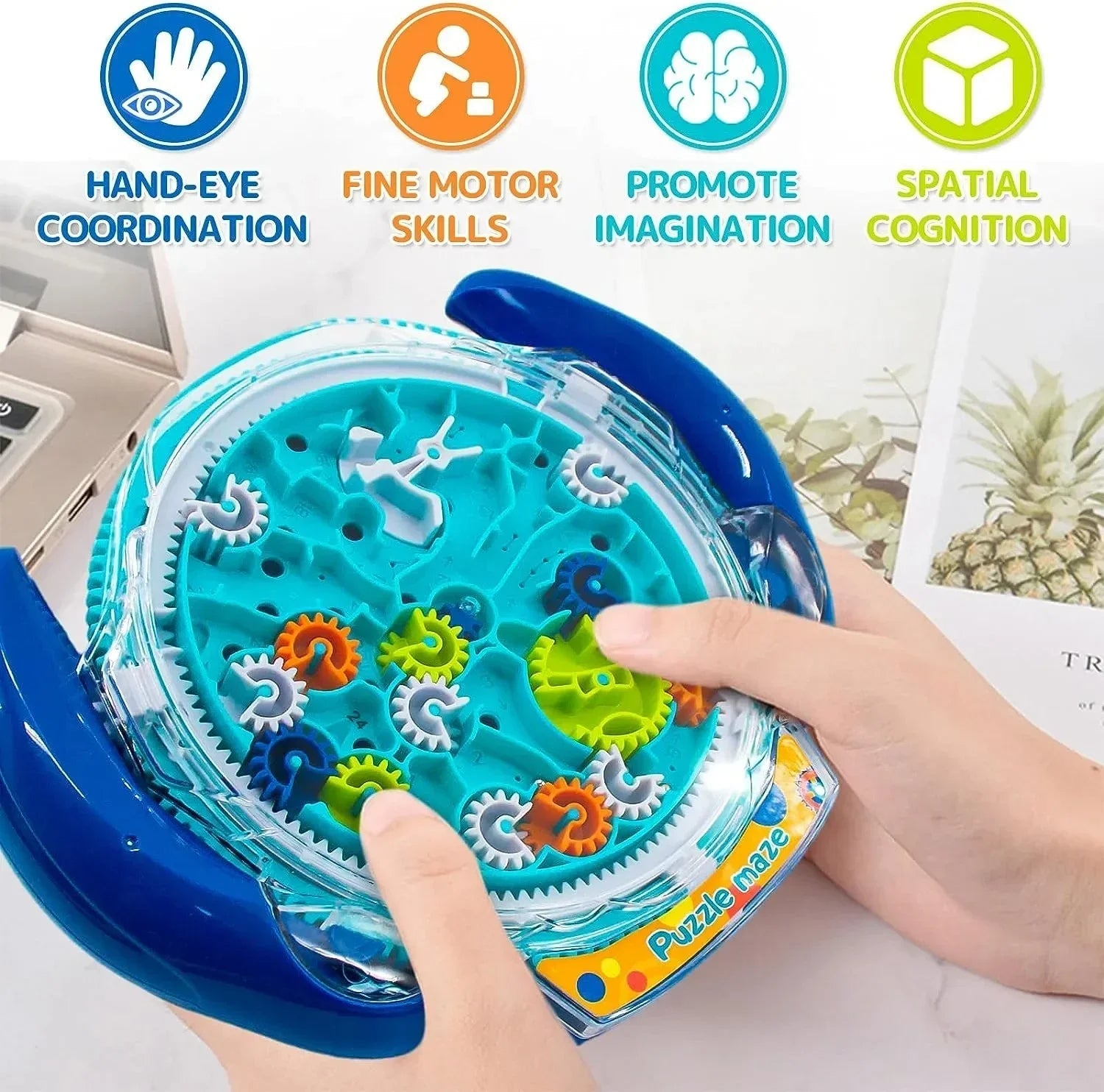 Labirinto 3D Criativo - Brinquedo Educativo para Crianças