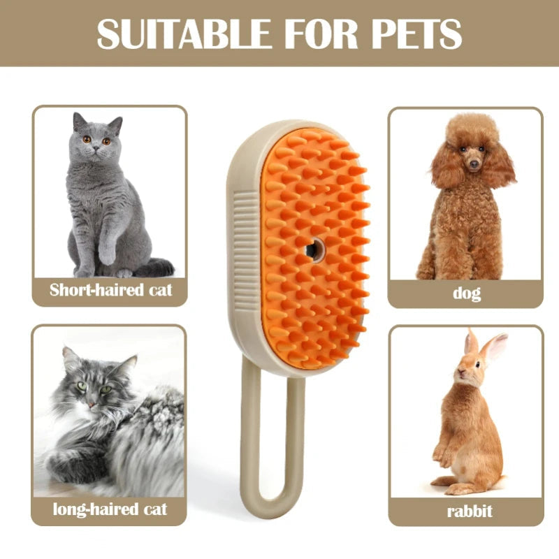 Escova de Vapor 3 em 1 para Pets