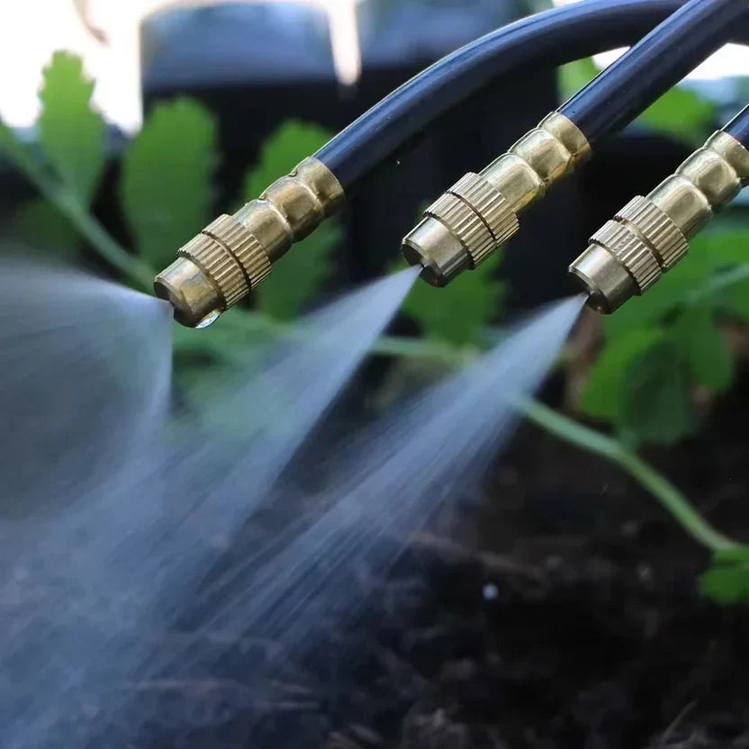 Sistema de Irrigação para Jardim e Varanda – Bicos Aspersores 360°, Automático e Sem Necessidade de Energia