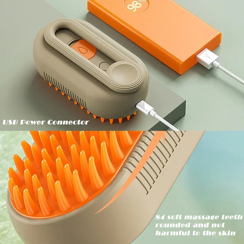 Escova de Vapor 3 em 1 para Pets