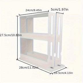 Spice Rack Organizer with Swivel Shelves