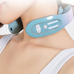 Massageador EMS de Pontos de Acupuntura para Linfática Cervical
