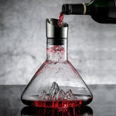 Wine Decanter with Aerator – 1500ml Crystal Glass for Red & White Wine