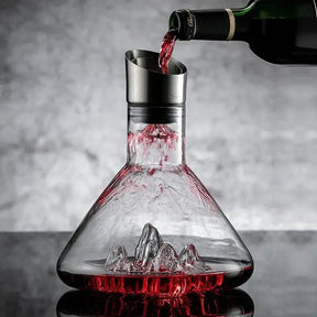 Wine Decanter with Aerator – 1500ml Crystal Glass for Red & White Wine