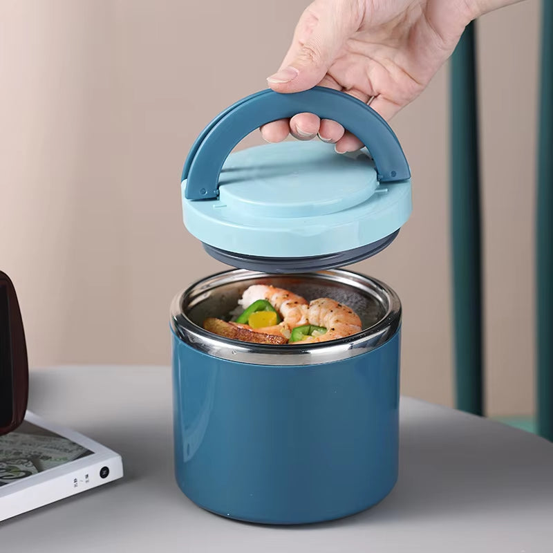 Pote Térmico de Aço Inoxidável – À Prova de Vazamentos, 630ml ou 1000ml & Livre de BPA