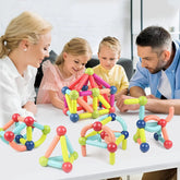 Blocos de Montar Magnéticos | Brinquedos Educativos Montessori