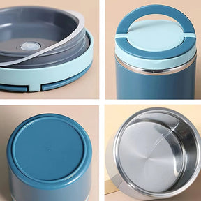 Pote Térmico de Aço Inoxidável – À Prova de Vazamentos, 630ml ou 1000ml & Livre de BPA