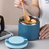 Pote Térmico de Aço Inoxidável – À Prova de Vazamentos, 630ml ou 1000ml & Livre de BPA