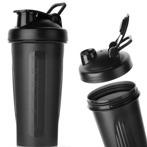 Coqueteleira de 600ml à prova de vazamentos com mixer