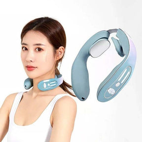 Massageador EMS de Pontos de Acupuntura para Linfática Cervical