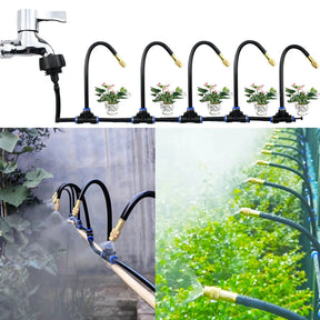 Sistema de Irrigação para Jardim e Varanda – Bicos Aspersores 360°, Automático e Sem Necessidade de Energia