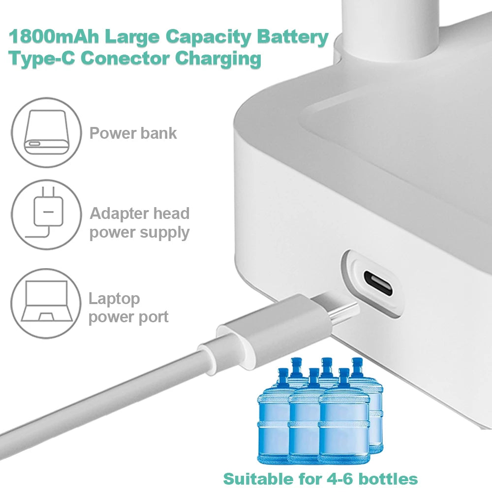 Bebedouro Elétrico Portátil de Mesa com Carregamento USB