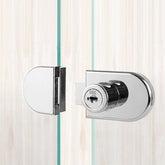 Ferragem de Fechadura para Porta de Vidro Única