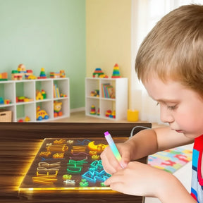 Luminária Infantil de Desenho Quadro de Luz Criativo