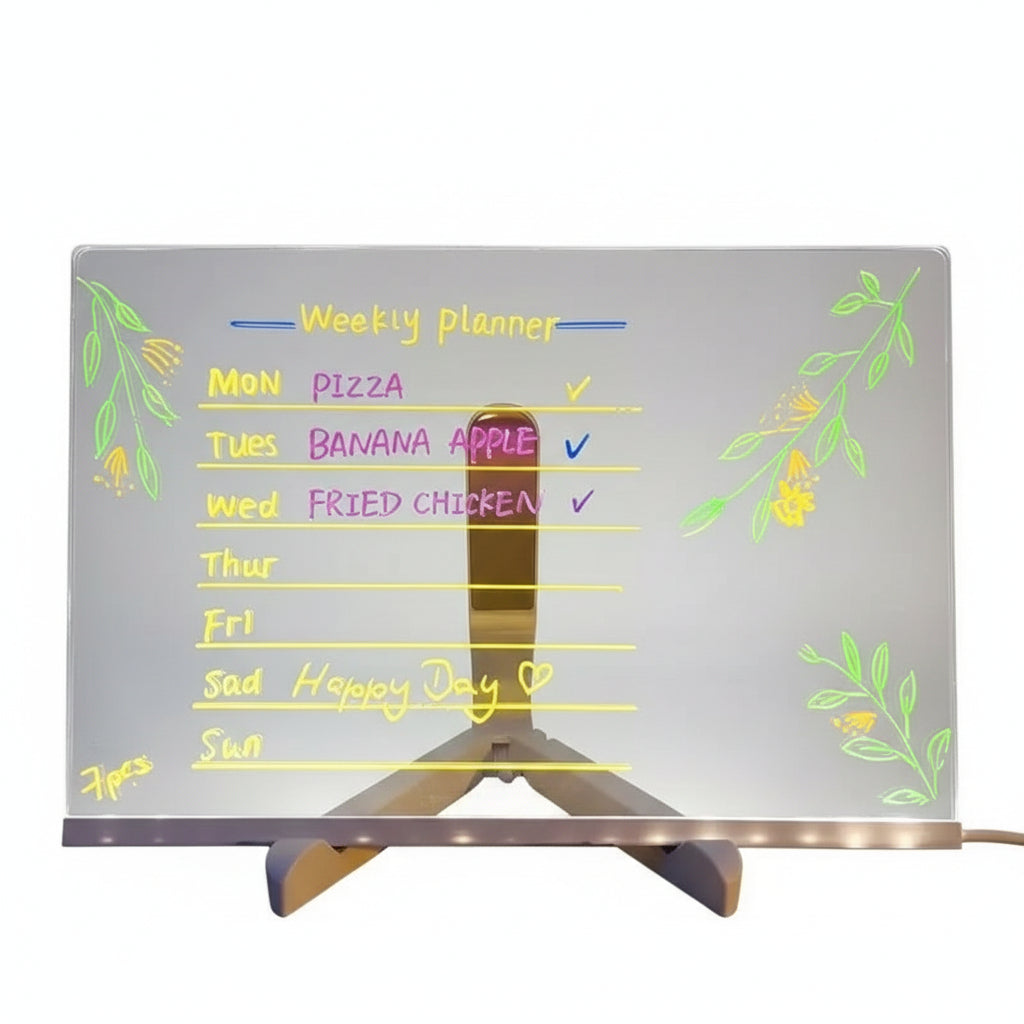 Luminária Infantil de Desenho Quadro de Luz Criativo
