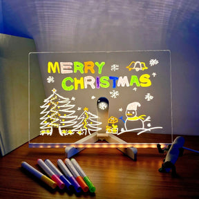 Luminária Infantil de Desenho Quadro de Luz Criativo