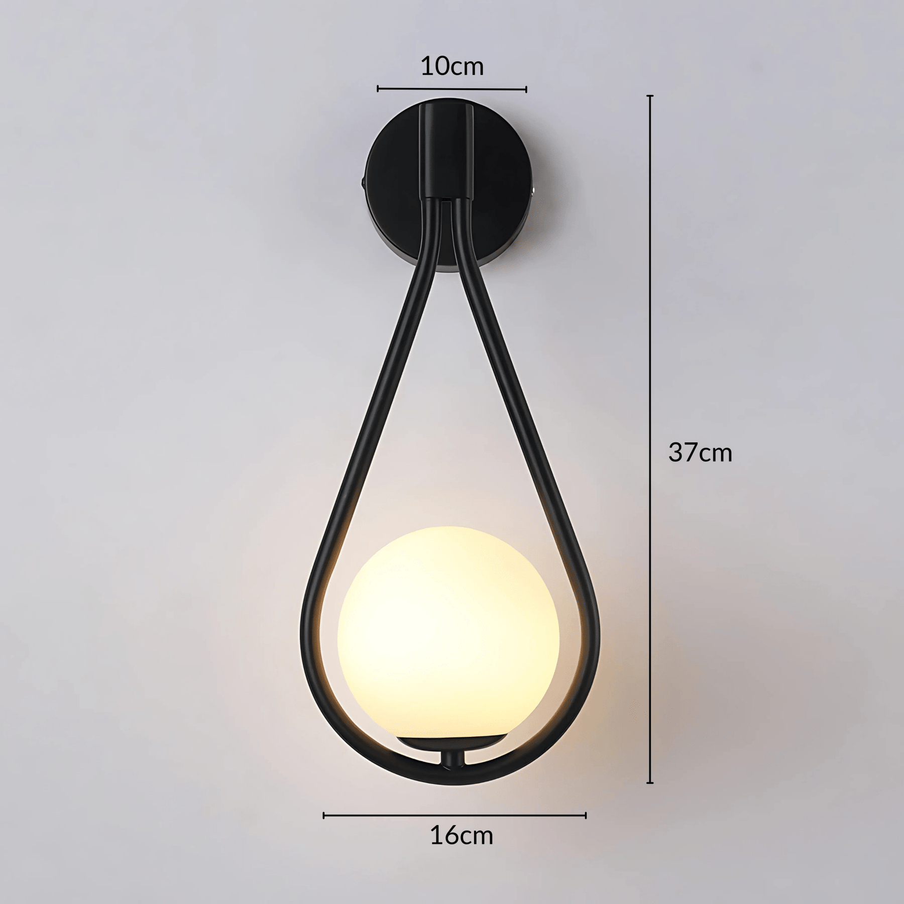 Droplet Wall Light | Modern Teardrop Wall Lamp
